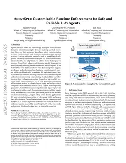 AgentSpec: Customizable Runtime Enforcement for Safe and Reliable LLM Agents