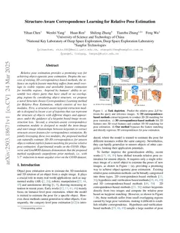 Structure-Aware Correspondence Learning for Relative Pose Estimation