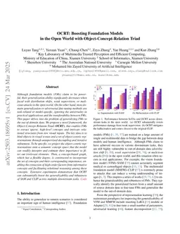 OCRT: Boosting Foundation Models in the Open World with Object-Concept-Relation Triad