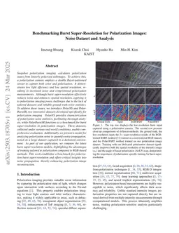 Benchmarking Burst Super-Resolution for Polarization Images: Noise Dataset and Analysis