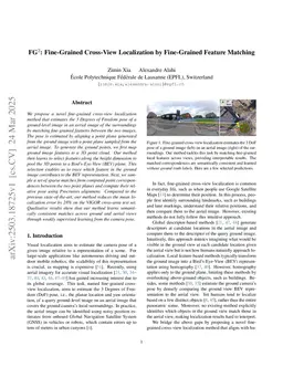 FG$^2$: Fine-Grained Cross-View Localization by Fine-Grained Feature Matching