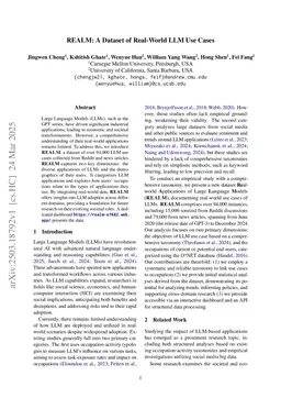 REALM: A Dataset of Real-World LLM Use Cases