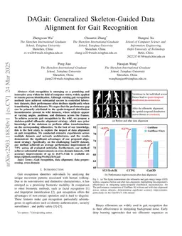 DAGait: Generalized Skeleton-Guided Data Alignment for Gait Recognition