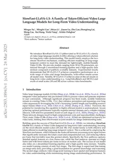 SlowFast-LLaVA-1.5: A Family of Token-Efficient Video Large Language Models for Long-Form Video Understanding