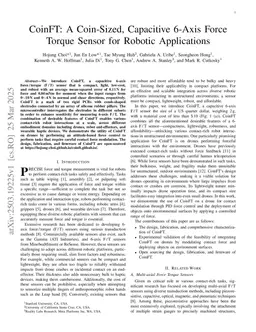 CoinFT: A Coin-Sized, Capacitive 6-Axis Force Torque Sensor for Robotic Applications