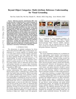 Beyond Object Categories: Multi-Attribute Reference Understanding for Visual Grounding