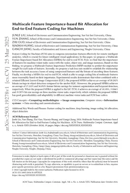 Multiscale Feature Importance-based Bit Allocation for End-to-End Feature Coding for Machines