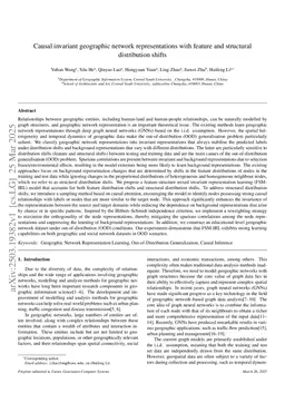 Causal invariant geographic network representations with feature and structural distribution shifts