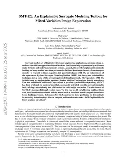 SMT-EX: An Explainable Surrogate Modeling Toolbox for Mixed-Variables Design Exploration