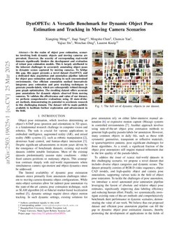 DynOPETs: A Versatile Benchmark for Dynamic Object Pose Estimation and Tracking in Moving Camera Scenarios