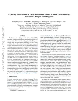 Exploring Hallucination of Large Multimodal Models in Video Understanding: Benchmark, Analysis and Mitigation