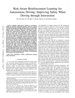 Risk-Aware Reinforcement Learning for Autonomous Driving: Improving Safety When Driving through Intersection