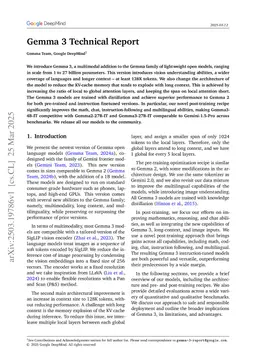 Gemma 3 Technical Report