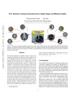 ICE: Intrinsic Concept Extraction from a Single Image via Diffusion Models