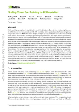 Scaling Vision Pre-Training to 4K Resolution