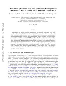 Accurate, provable and fast polychromatic tomographic reconstruction: A variational inequality approach