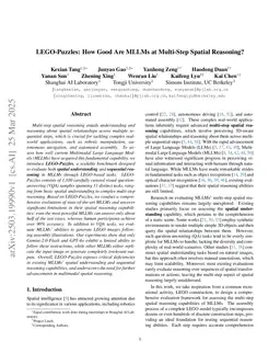 LEGO-Puzzles: How Good Are MLLMs at Multi-Step Spatial Reasoning?