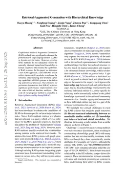 Retrieval-Augmented Generation with Hierarchical Knowledge