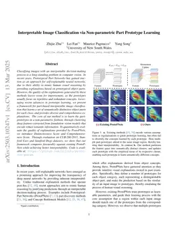Interpretable Image Classification via Non-parametric Part Prototype Learning