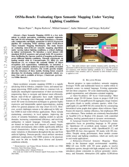 OSMa-Bench: Evaluating Open Semantic Mapping Under Varying Lighting Conditions