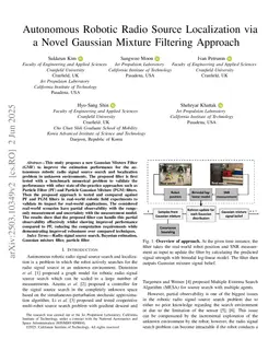 Autonomous Robotic Radio Source Localization via a Novel Gaussian Mixture Filtering Approach