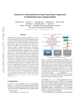TokenCarve: Information-Preserving Visual Token Compression in Multimodal Large Language Models