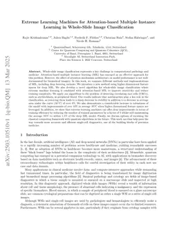 Extreme Learning Machines for Attention-based Multiple Instance Learning in Whole-Slide Image Classification