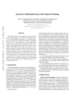 Interactive Multimodal Fusion with Temporal Modeling