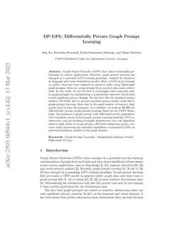DP-GPL: Differentially Private Graph Prompt Learning