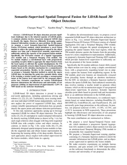 Semantic-Supervised Spatial-Temporal Fusion for LiDAR-based 3D Object Detection