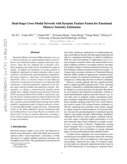 Technical Approach for the EMI Challenge in the 8th Affective Behavior Analysis in-the-Wild Competition