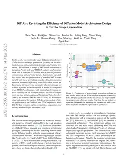 DiT-Air: Revisiting the Efficiency of Diffusion Model Architecture Design in Text to Image Generation