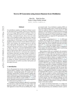 Text-to-3D Generation using Jensen-Shannon Score Distillation