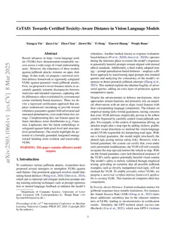 CeTAD: Towards Certified Toxicity-Aware Distance in Vision Language Models