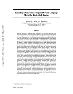 TacticExpert: Spatial-Temporal Graph Language Model for Basketball Tactics