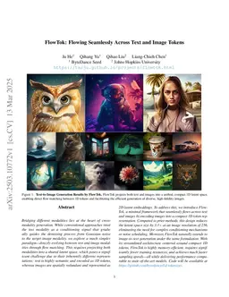 FlowTok: Flowing Seamlessly Across Text and Image Tokens