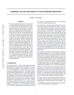 Exploiting Concavity Information in Gaussian Process Contextual Bandit Optimization
