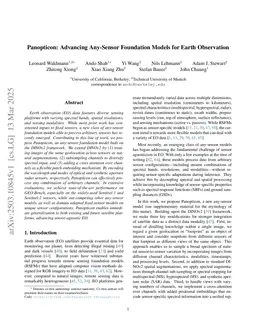 Panopticon: Advancing Any-Sensor Foundation Models for Earth Observation