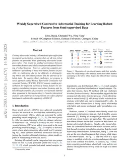 Weakly Supervised Contrastive Adversarial Training for Learning Robust Features from Semi-supervised Data
