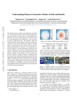 Understanding Flatness in Generative Models: Its Role and Benefits