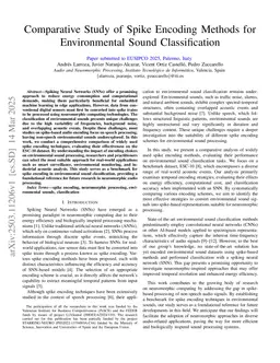 Spike Encoding for Environmental Sound: A Comparative Benchmark
