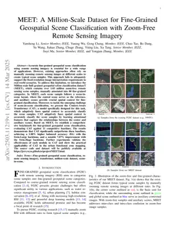 MEET: A Million-Scale Dataset for Fine-Grained Geospatial Scene Classification with Zoom-Free Remote Sensing Imagery