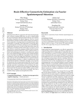 Brain Effective Connectivity Estimation via Fourier Spatiotemporal Attention