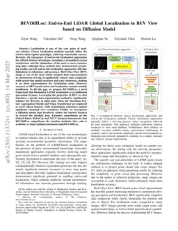 BEVDiffLoc: End-to-End LiDAR Global Localization in BEV View based on Diffusion Model