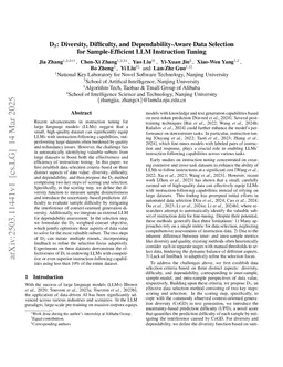 D3: Diversity, Difficulty, and Dependability-Aware Data Selection for Sample-Efficient LLM Instruction Tuning