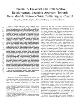 Unicorn: A Universal and Collaborative Reinforcement Learning Approach Towards Generalizable Network-Wide Traffic Signal Control