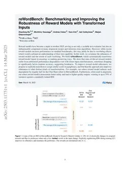 reWordBench: Benchmarking and Improving the Robustness of Reward Models with Transformed Inputs