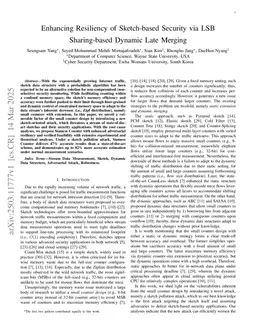 Enhancing Resiliency of Sketch-based Security via LSB Sharing-based Dynamic Late Merging