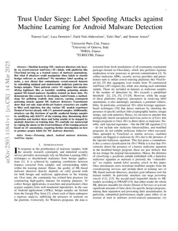 Trust Under Siege: Label Spoofing Attacks against Machine Learning for Android Malware Detection