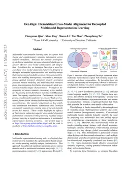 DecAlign: Hierarchical Cross-Modal Alignment for Decoupled Multimodal Representation Learning